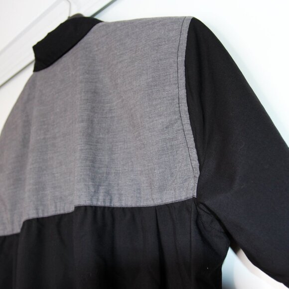 BNWT AW20 COMME DES GARCONS BLACK SHORT SLEEVE SHIRT L - Picture 4 of 9